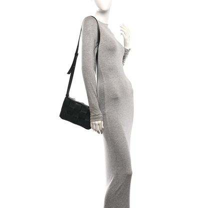 Bottega Veneta Lambskin Maxi Intrecciato Cassette Crossbody Bag Black 2 of 11