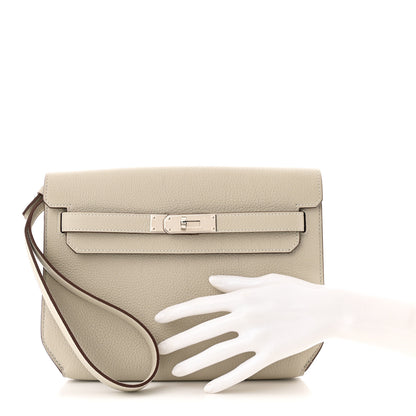 Hermes Togo Horseshoe Kelly Depeches 25 Beton Bleu Saphir 2 of 9