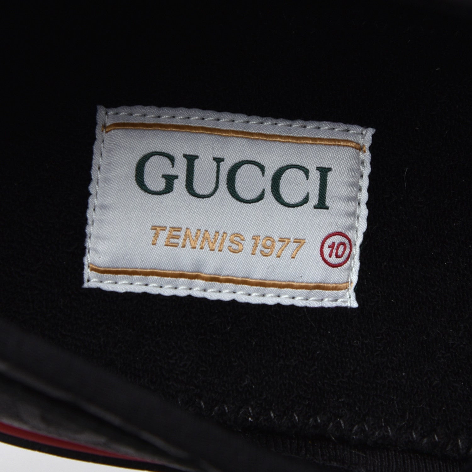 Gucci Econyl Nylon Web Monogram Off The Grid Mens 1977 Tennis Sneakers 10 Black 7 of 7