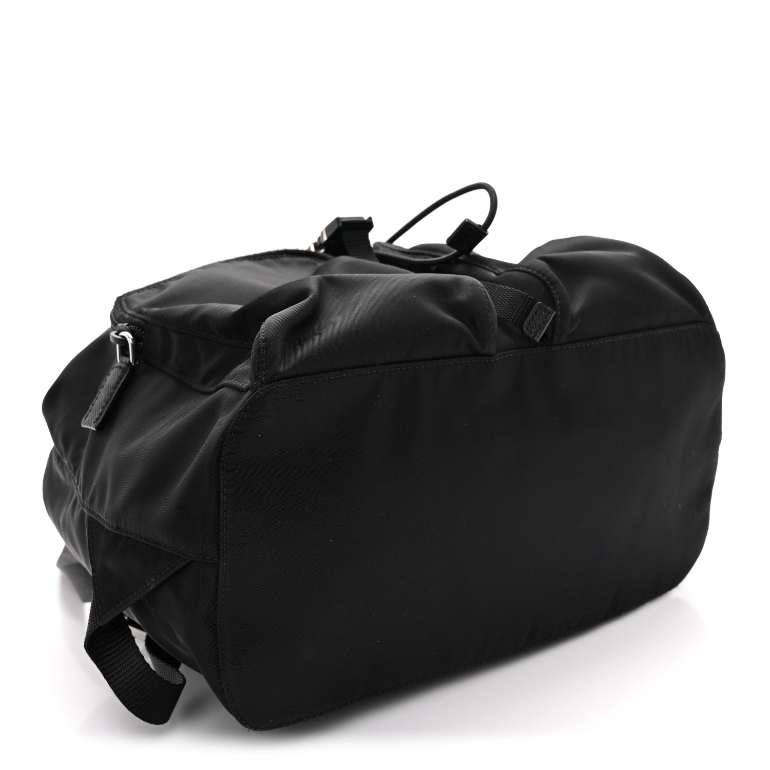 Prada Tessuto Nylon Saffiano Vela Backpack Black 4 of 11