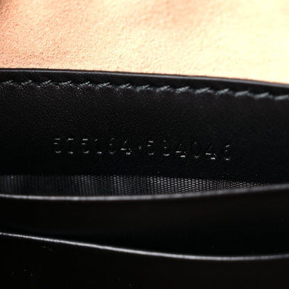 Gucci Calfskin Matelasse GG Marmont Round Wrist Wallet Black 7 of 10