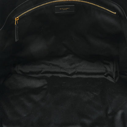 Saint Laurent Lambskin Quilted Maxi Icare Shopping Tote Black 5 of 12