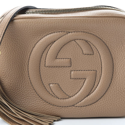 Gucci Pebbled Calfskin Small Soho Disco Bag Rose Beige 10 of 10