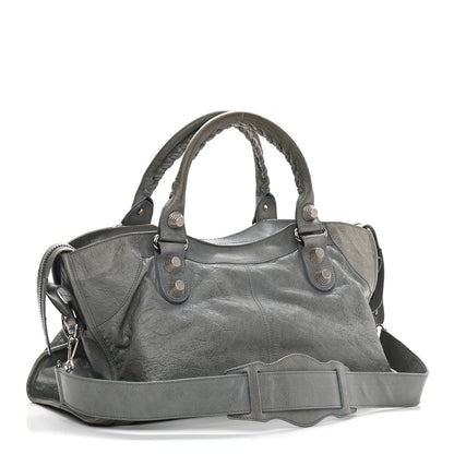 Balenciaga Agneau Giant 21 Silver Hardware Part Time Ardoise 2 of 10