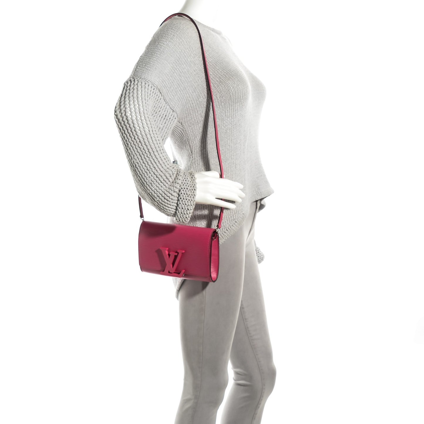 Epi Louise Strap PM Pivoine