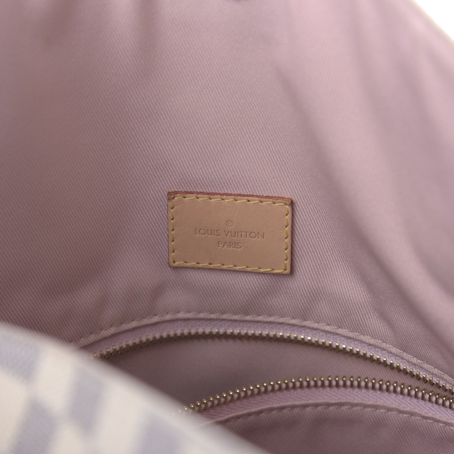 Damier Azur Graceful MM Rose Ballerine
