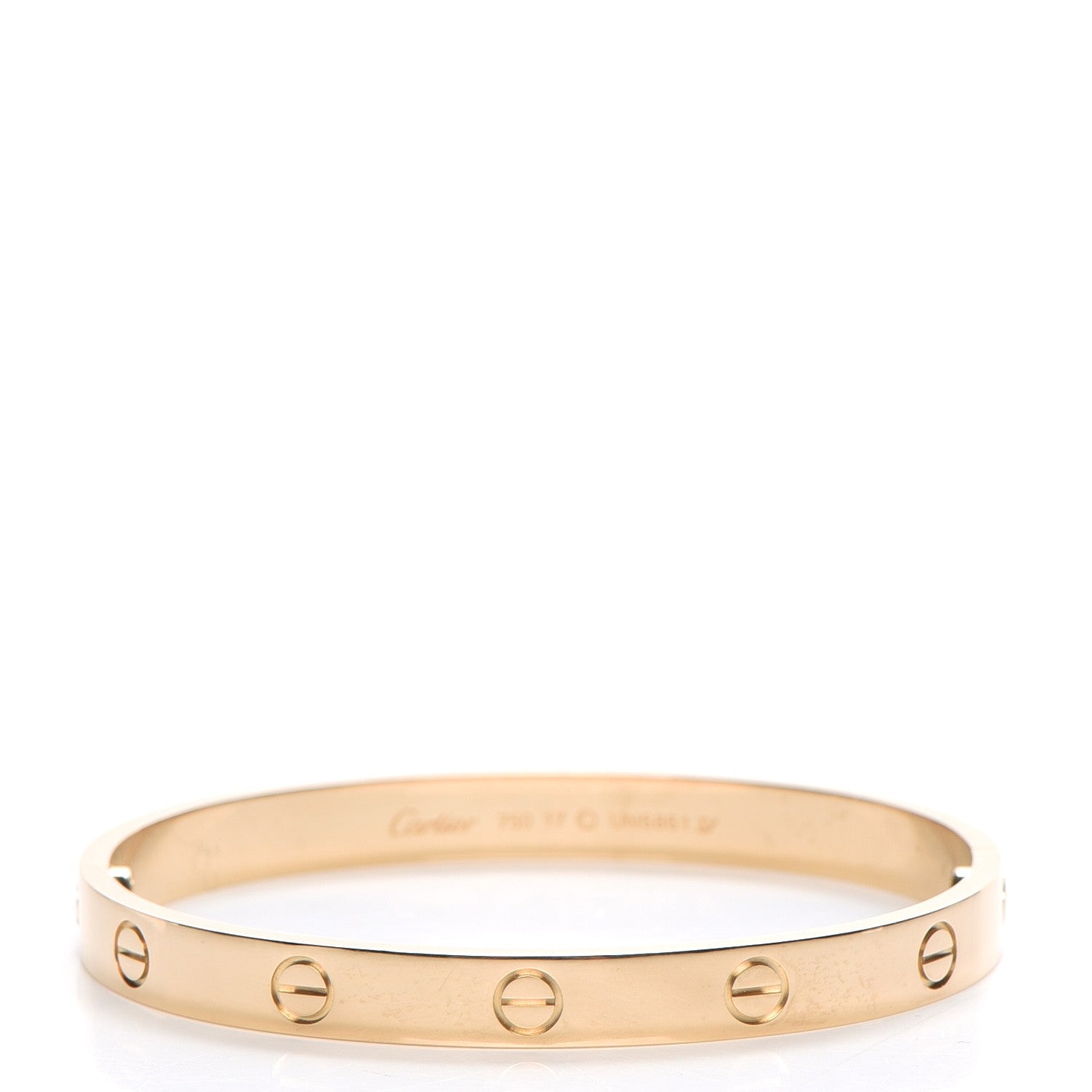 Cartier 18K Yellow Gold LOVE Bracelet 17 1 of 7