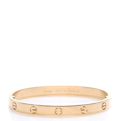 Cartier 18K Yellow Gold LOVE Bracelet 17 1 of 7