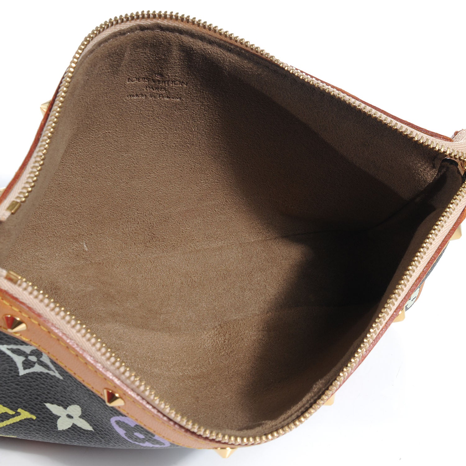 Louis Vuitton Monogram Multicolor Pochette Accessories Black 5 of 8