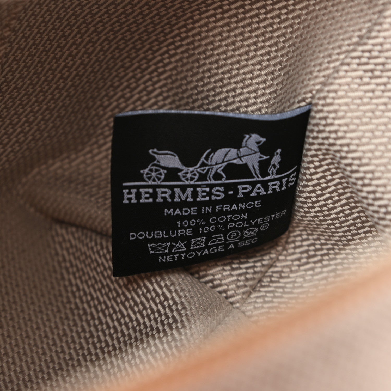 Hermes Canvas Small Bride-A-Brac Pouch Natural Orange 6 of 6