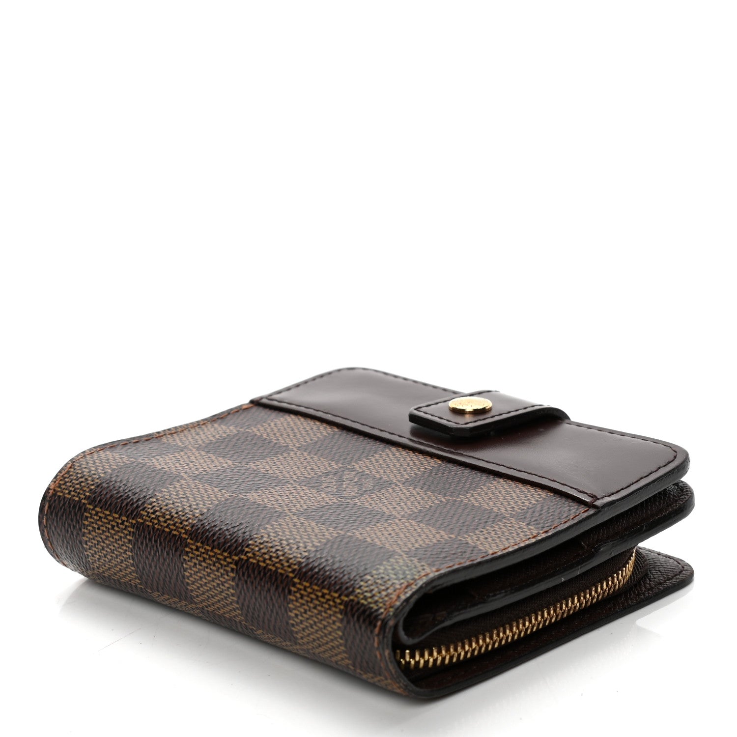 Louis Vuitton Damier Ebene Zippe Zipped Compact Wallet 4 of 9