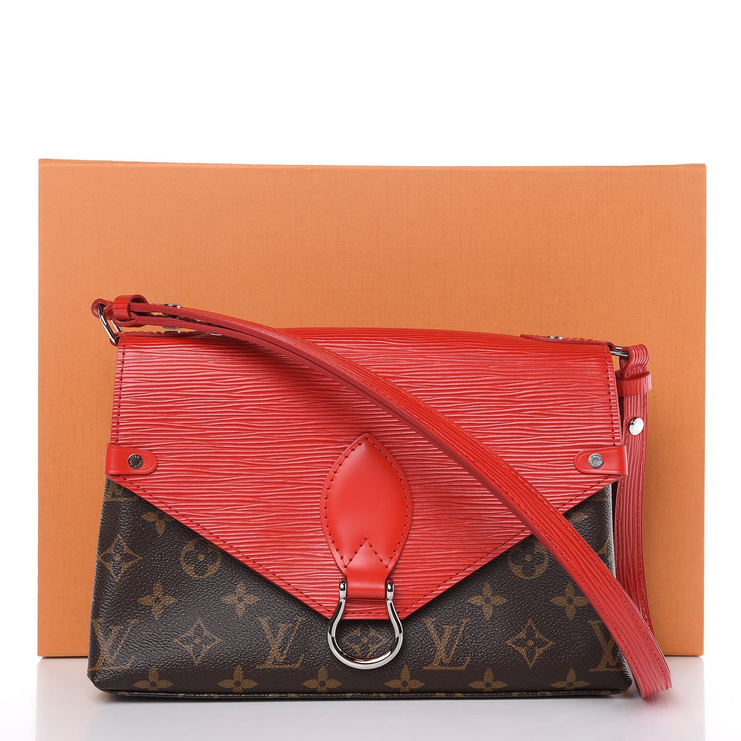 Monogram Epi Saint Michel Coquelicot