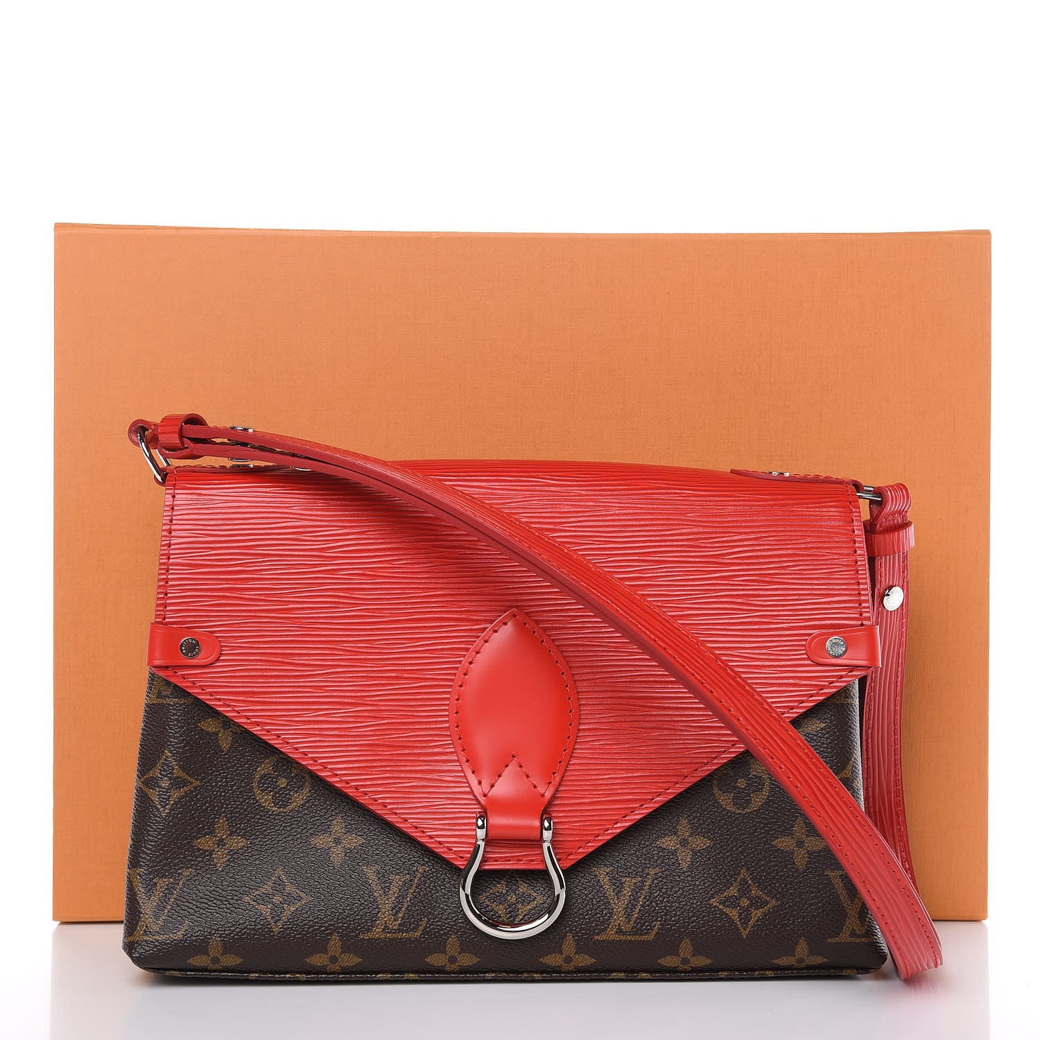 Louis Vuitton Monogram Epi Saint Michel Coquelicot 11 of 11