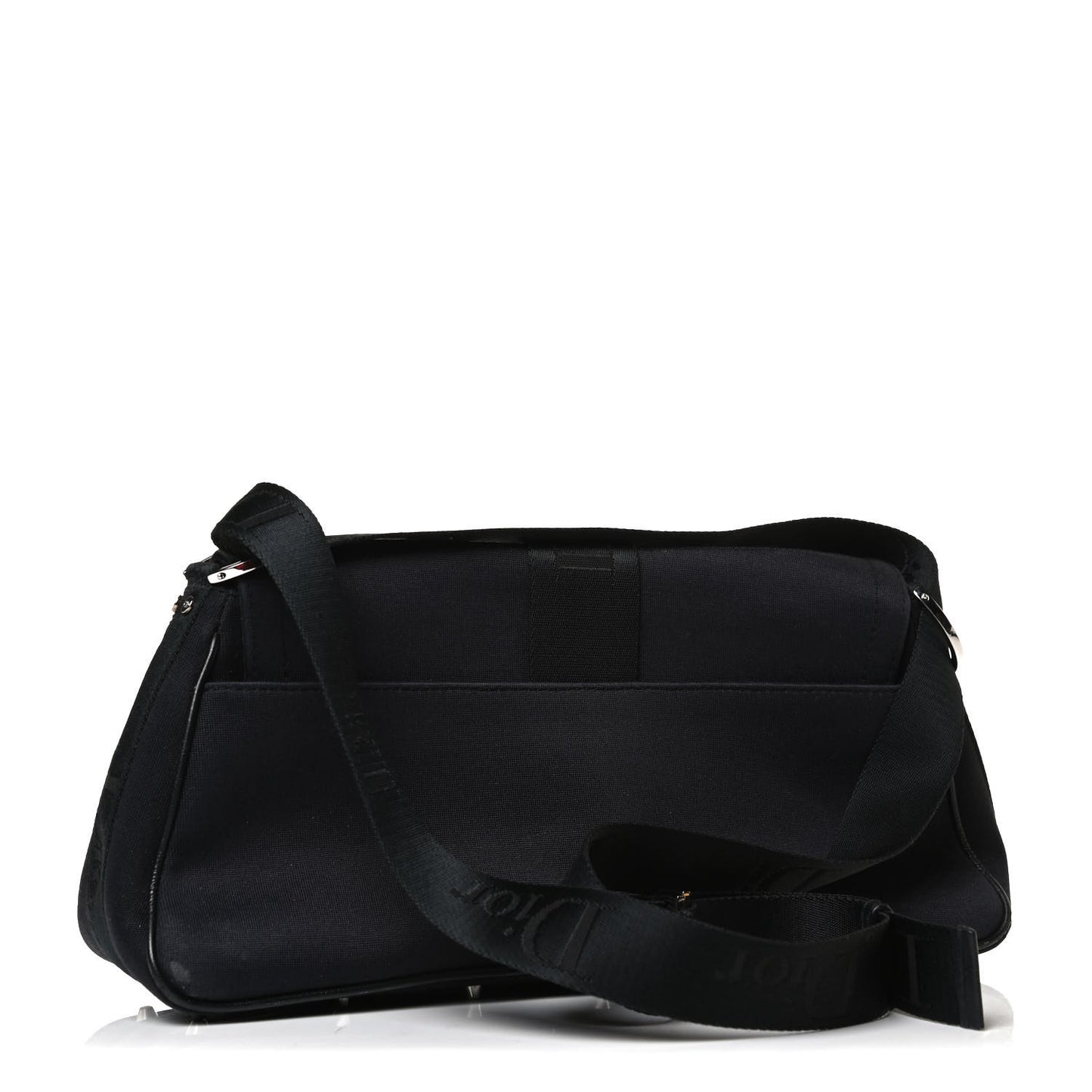 Silk Jersey Crystal Hardcore Clutch Black