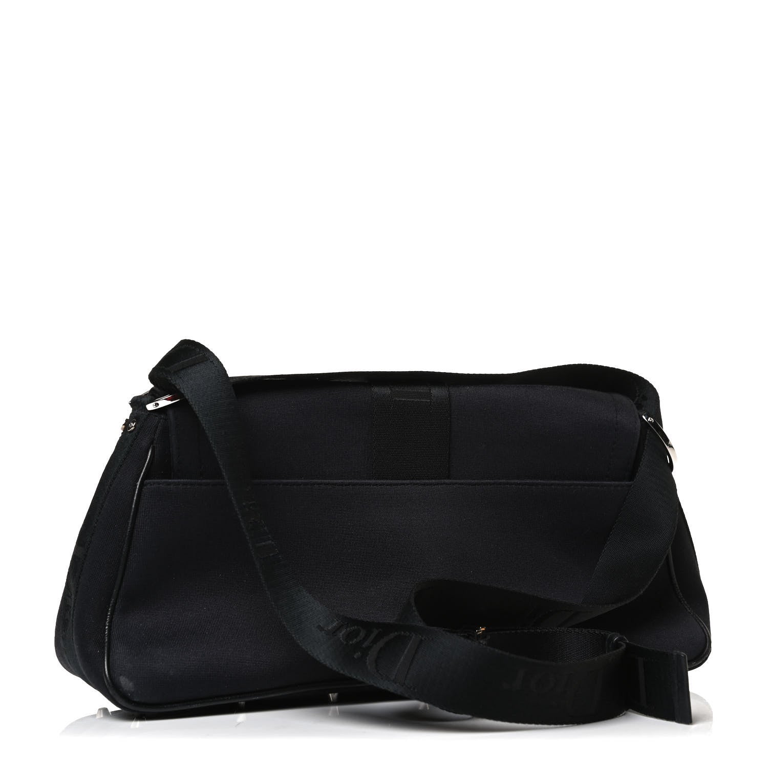 Christian Dior Silk Jersey Crystal Hardcore Clutch Black 3 of 17