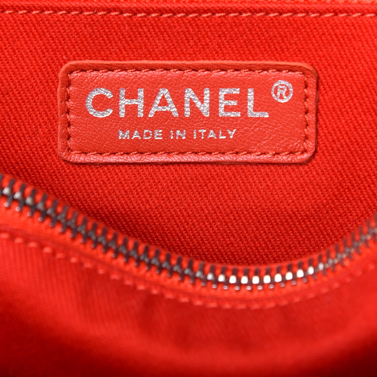 Chanel Calfskin Perforated Up In The Air Tote Red 7 of 10