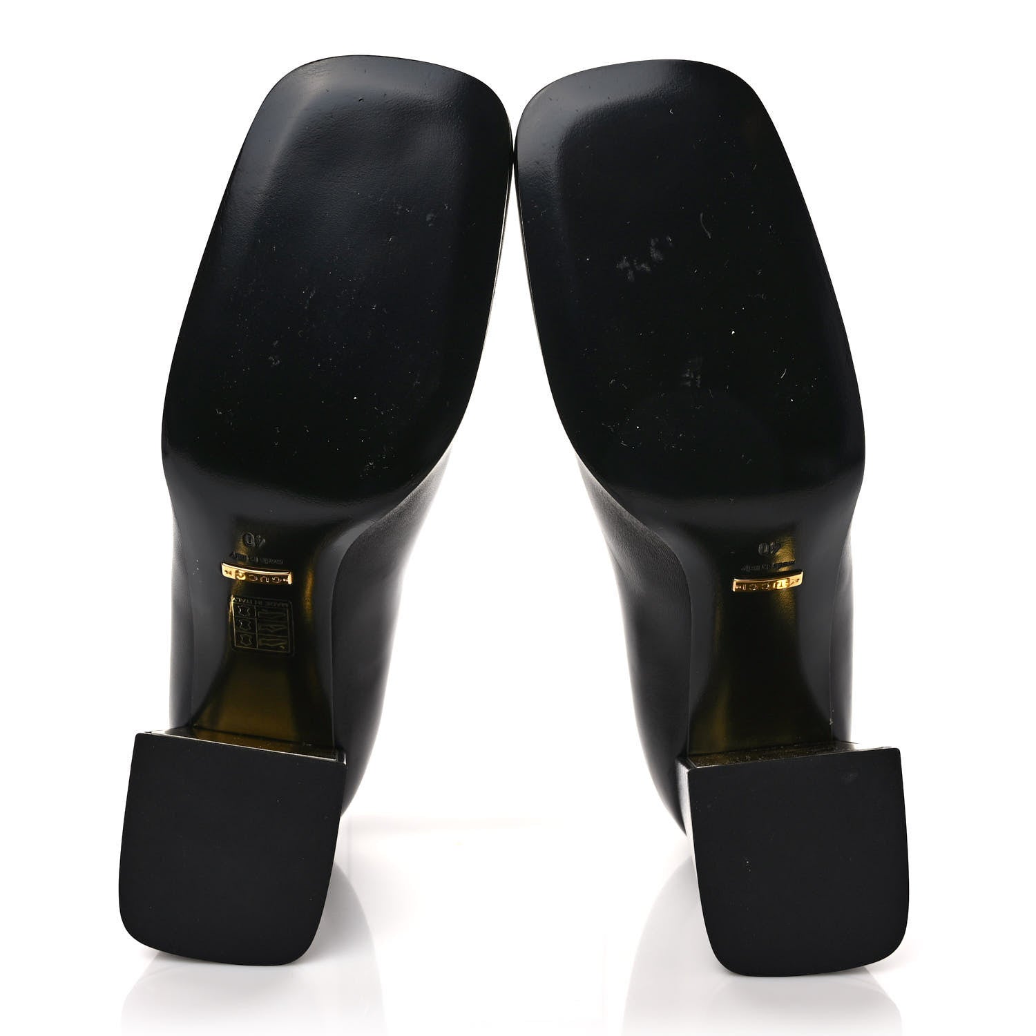 Gucci Malaga Kid Horsebit 75mm Pumps 40 Black 5 of 8