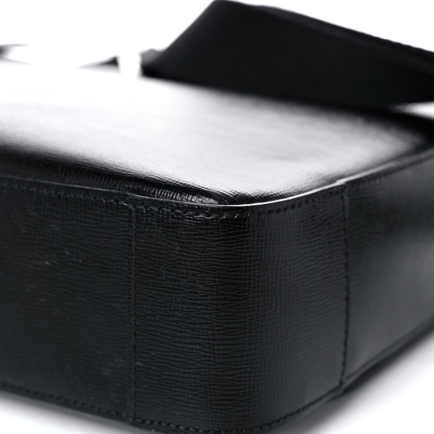 Burberry Grainy Calfskin Messenger Bag Black 12 of 12