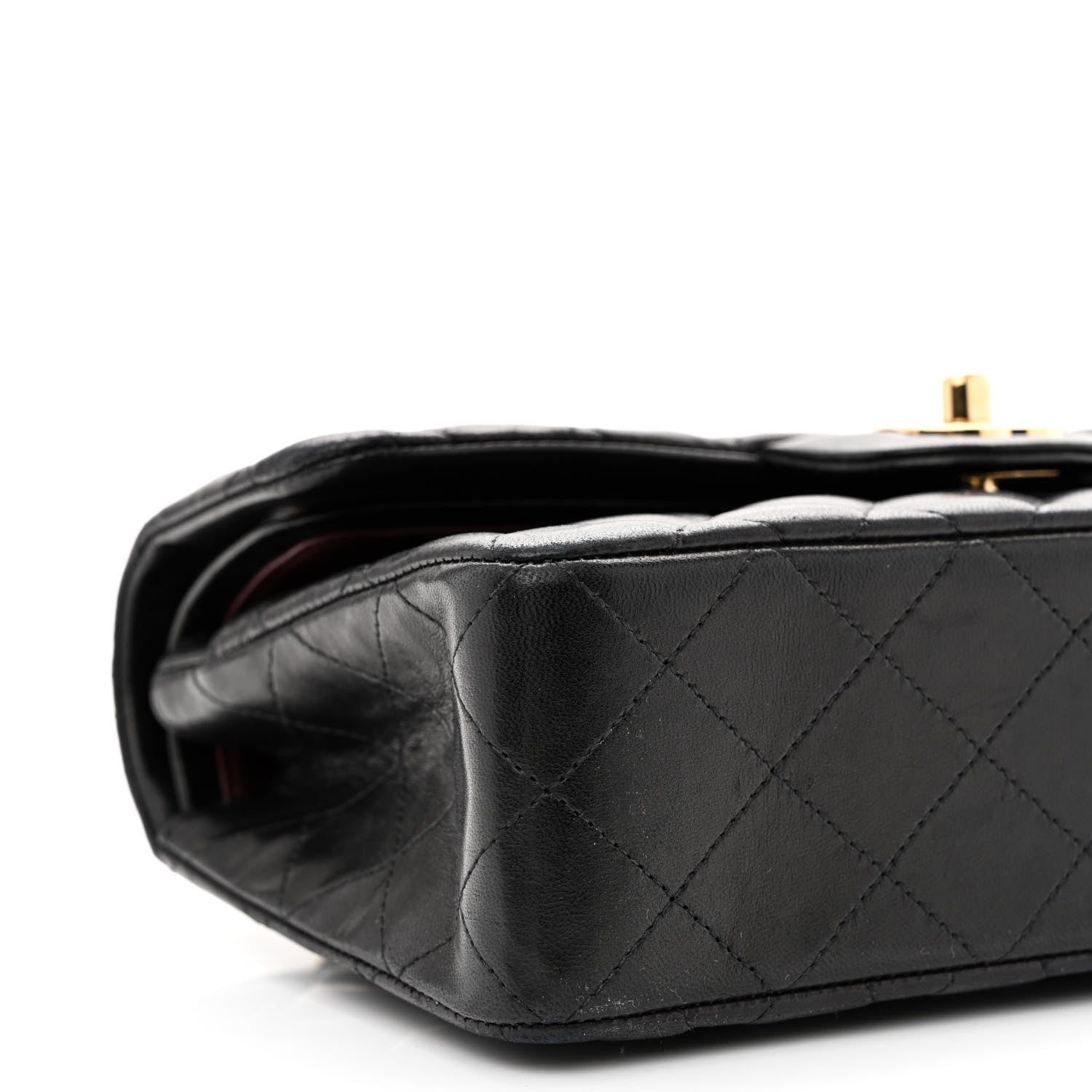 Chanel Lambskin Quilted Small Double Flap Black 9 of 12