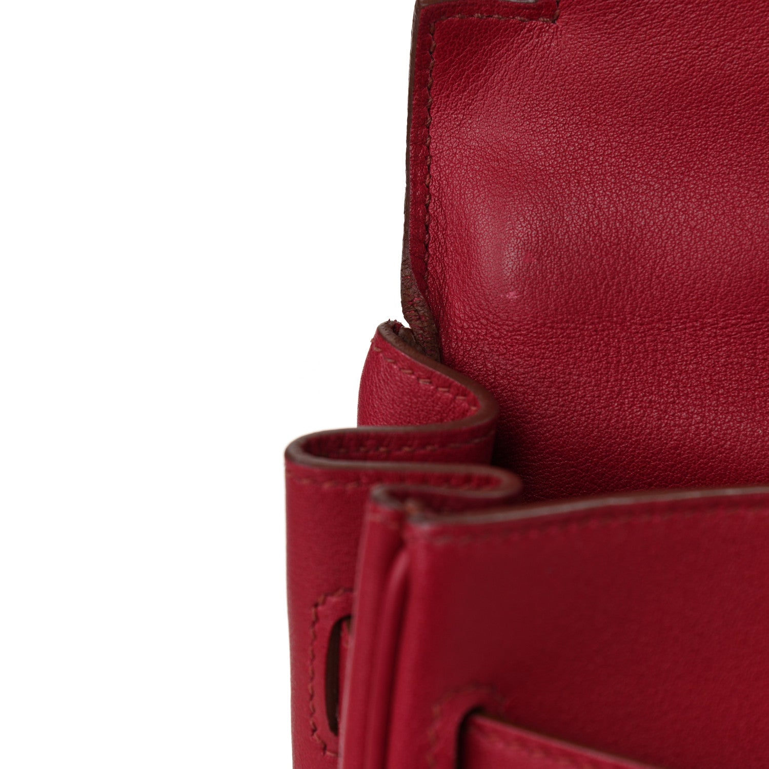 Hermes Swift Kelly Retourne 35 Rubis 6 of 20