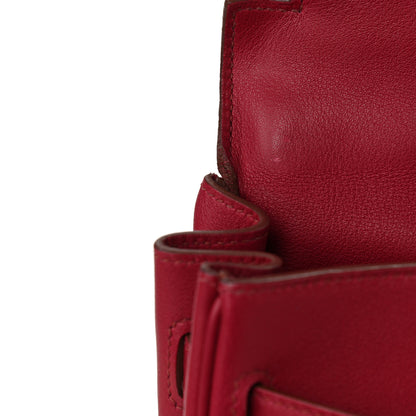 Hermes Swift Kelly Retourne 35 Rubis 6 of 20