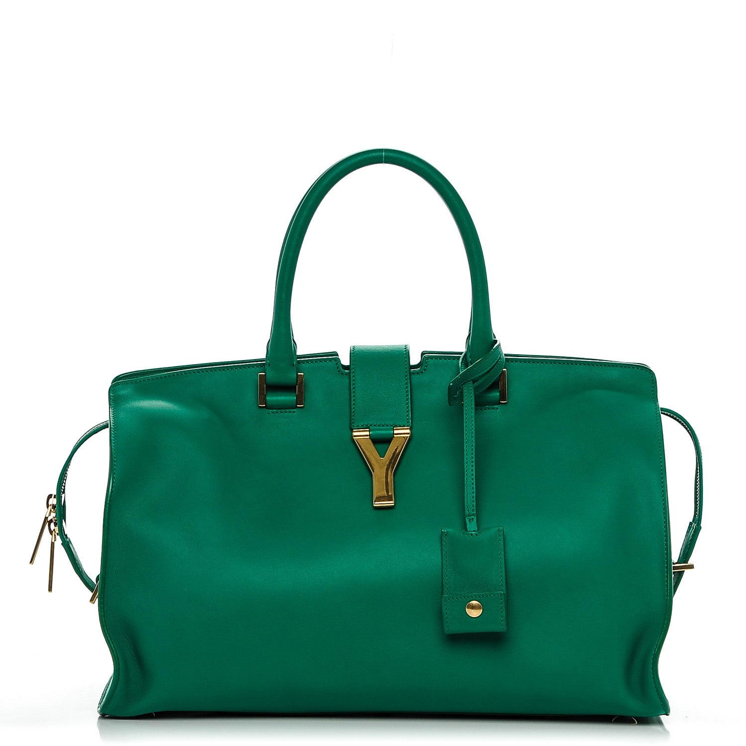 Saint Laurent Calfskin Medium Classic Y Cabas Green 1 of 7