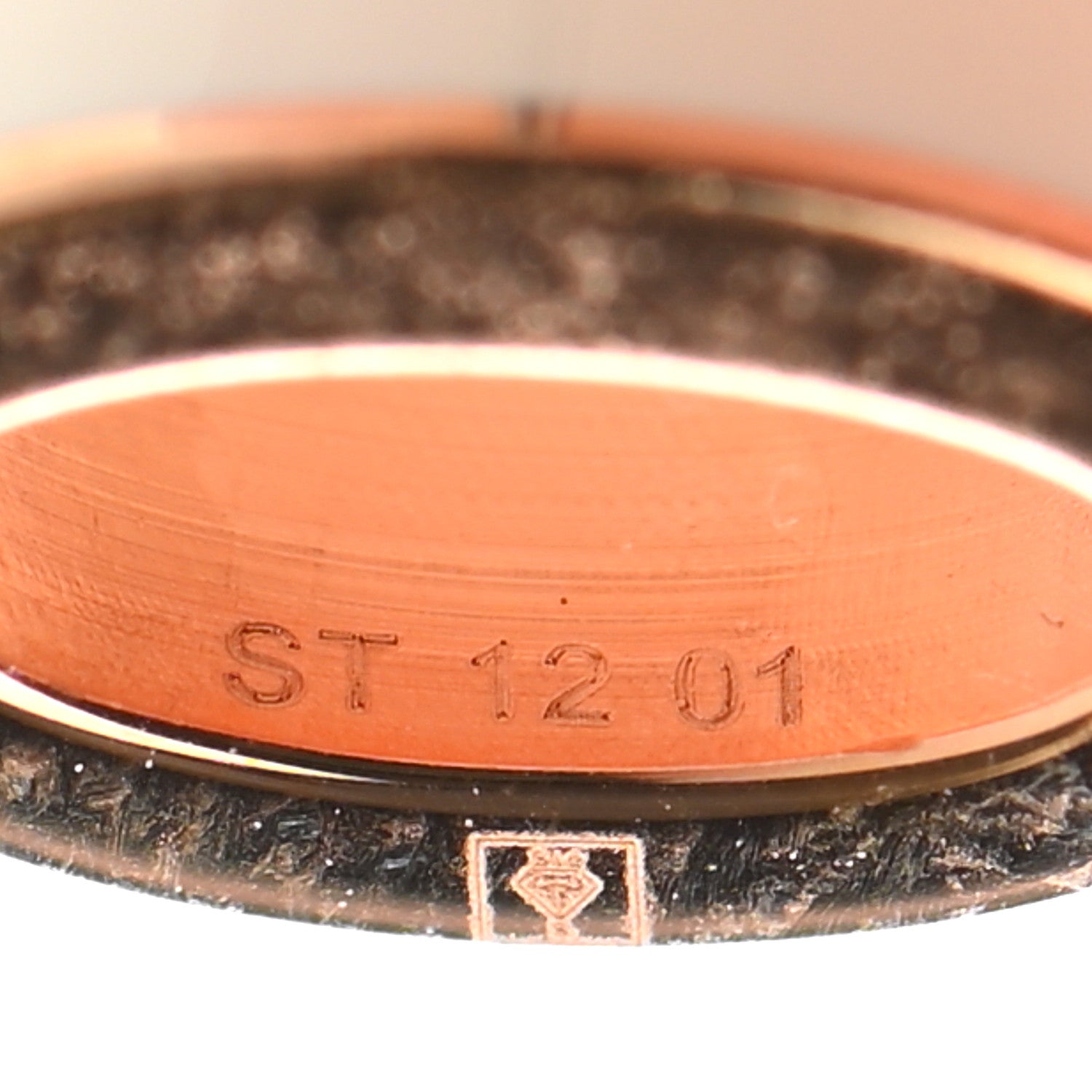 Hermes Rose Gold Lacquered Mini Pop H Earrings White 5 of 6