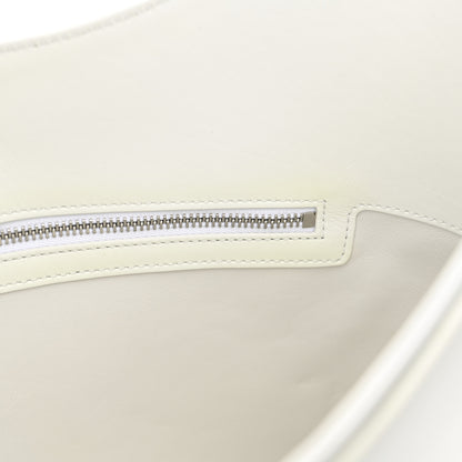 Salvatore Ferragamo Soft Calfskin Large Gancini Arch Hobo Optic White 10 of 14