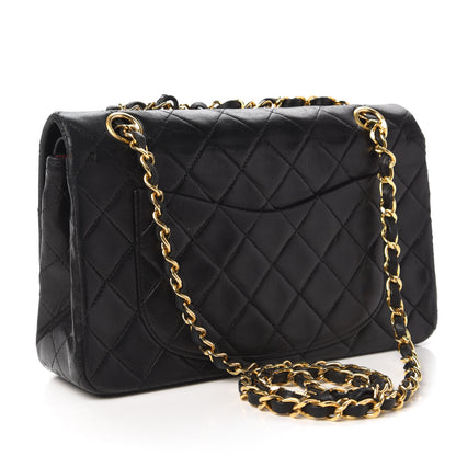 Chanel Lambskin Quilted Small Double Flap Black 4 of 13