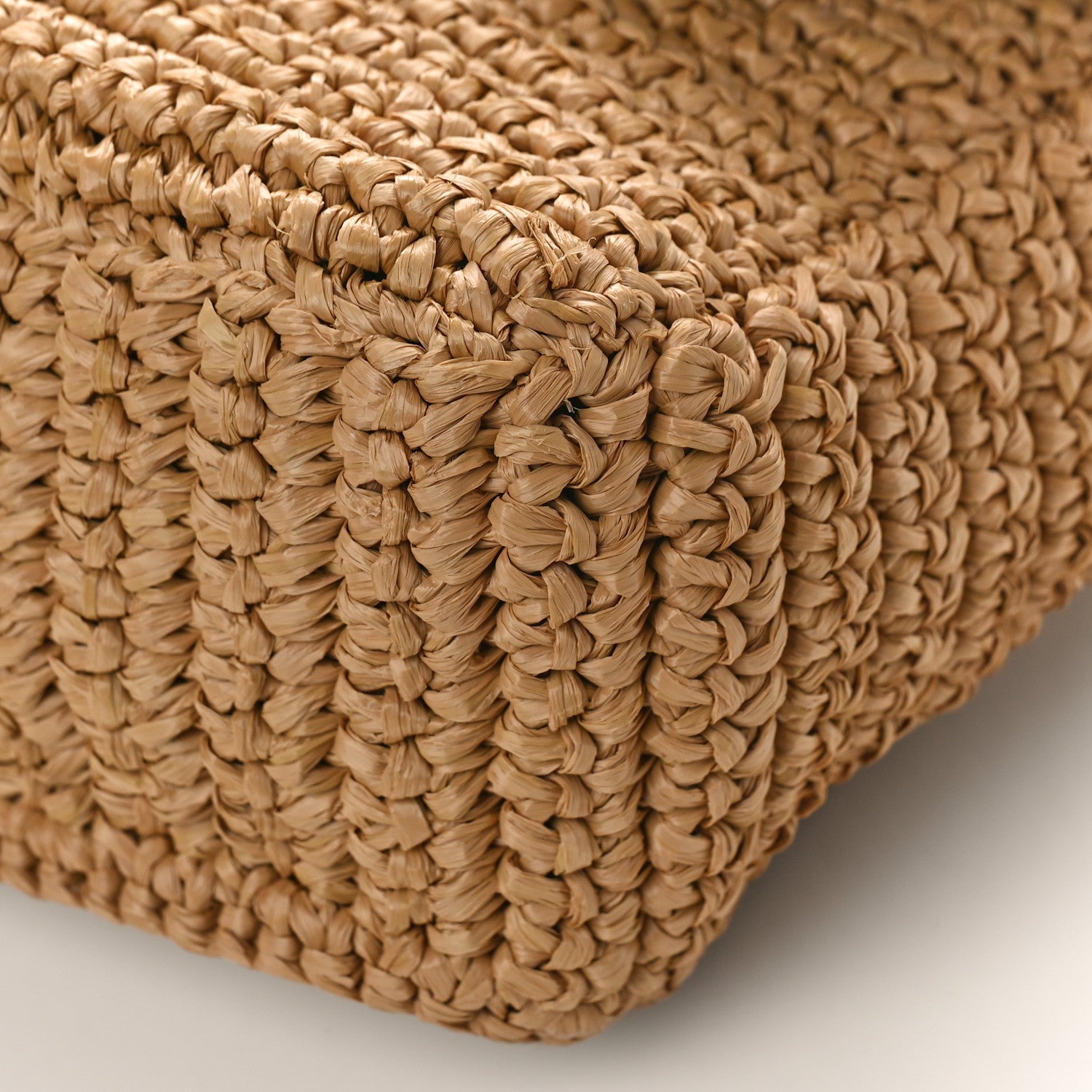 Saint Laurent Raffia Calfskin Monogram Medium Niki Chain Satchel Natural 8 of 9