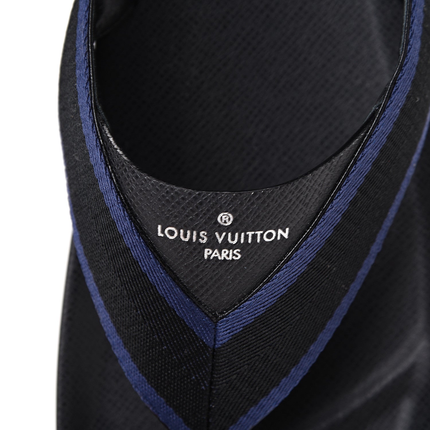 Louis Vuitton Mens Canvas Sandals 9.5 Black 7 of 10