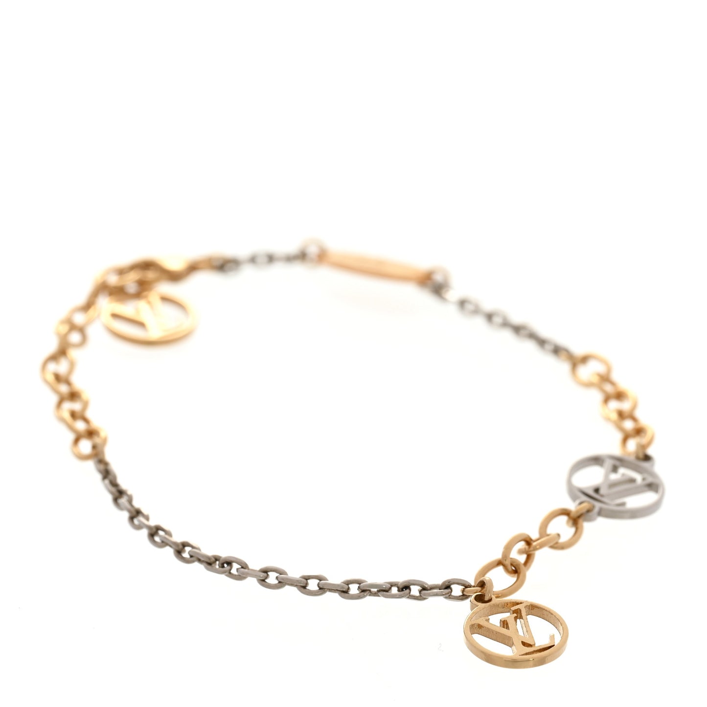 Logomania Bracelet Silver Gold