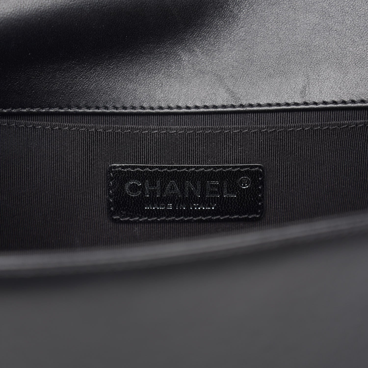 Chanel Lambskin Quilted Medium Boy Flap Black 5 of 9