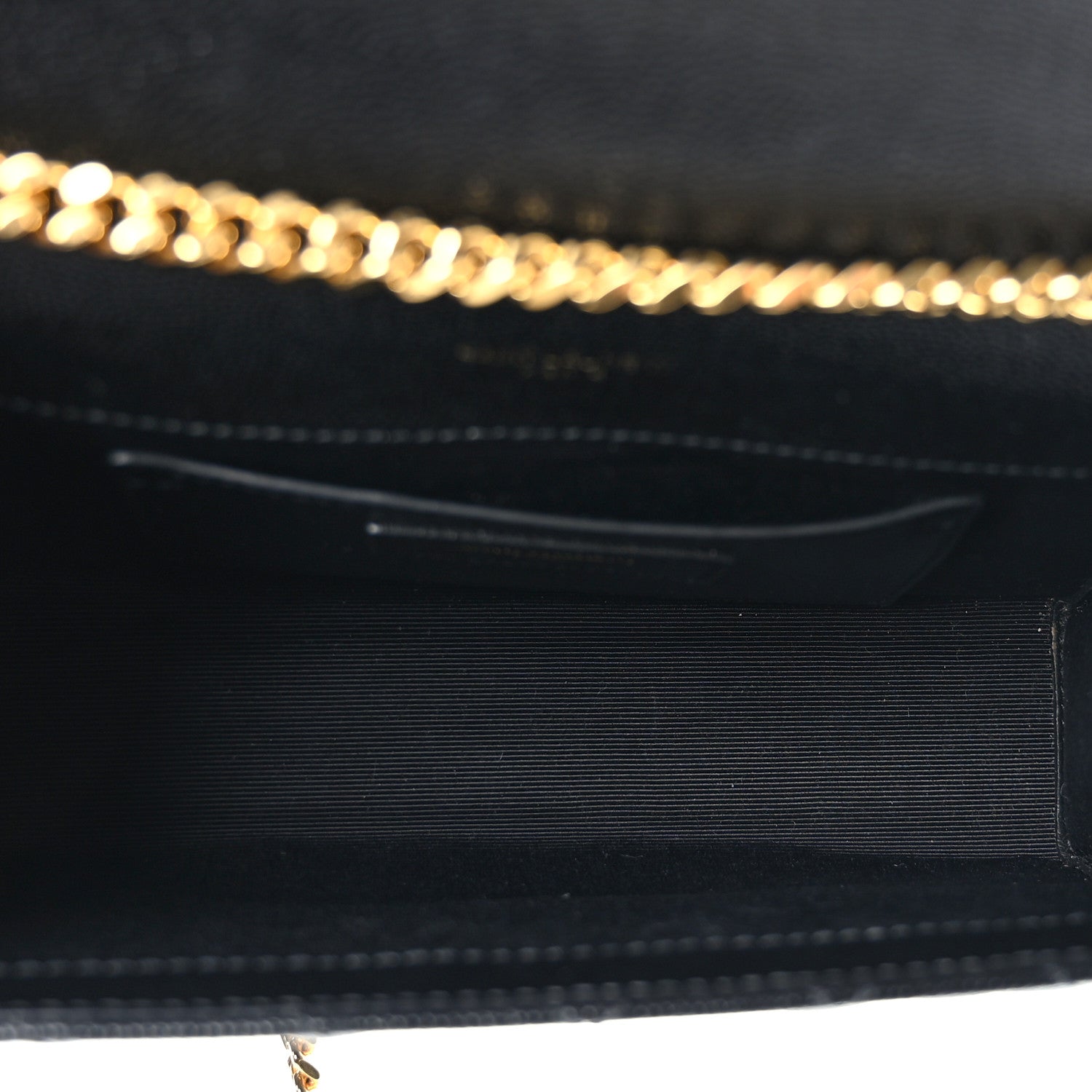 Saint Laurent Grain De Poudre Textured Mixed Matelasse Triquilt Small Monogram Satchel Black 5 of 8
