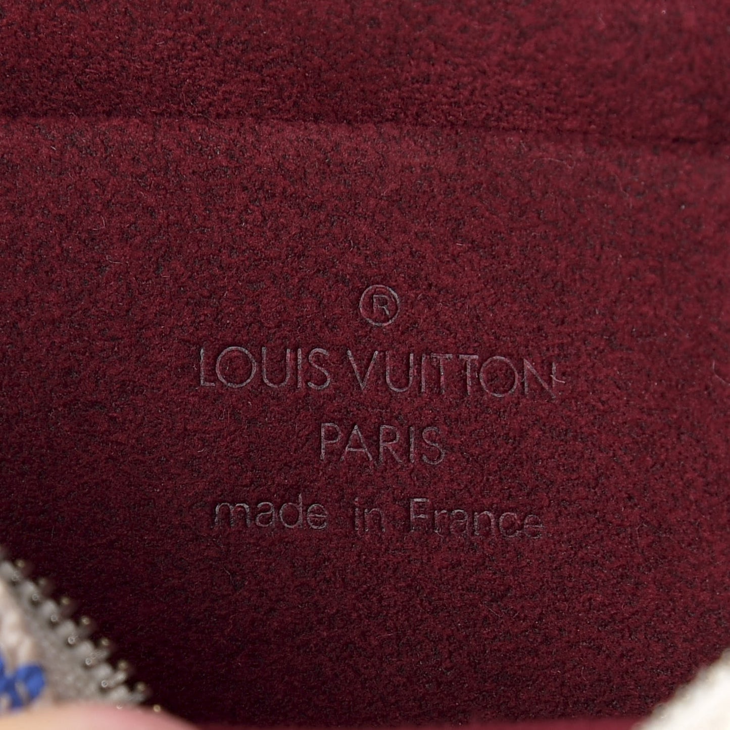 Monogram Multicolor Trousse Wapity White
