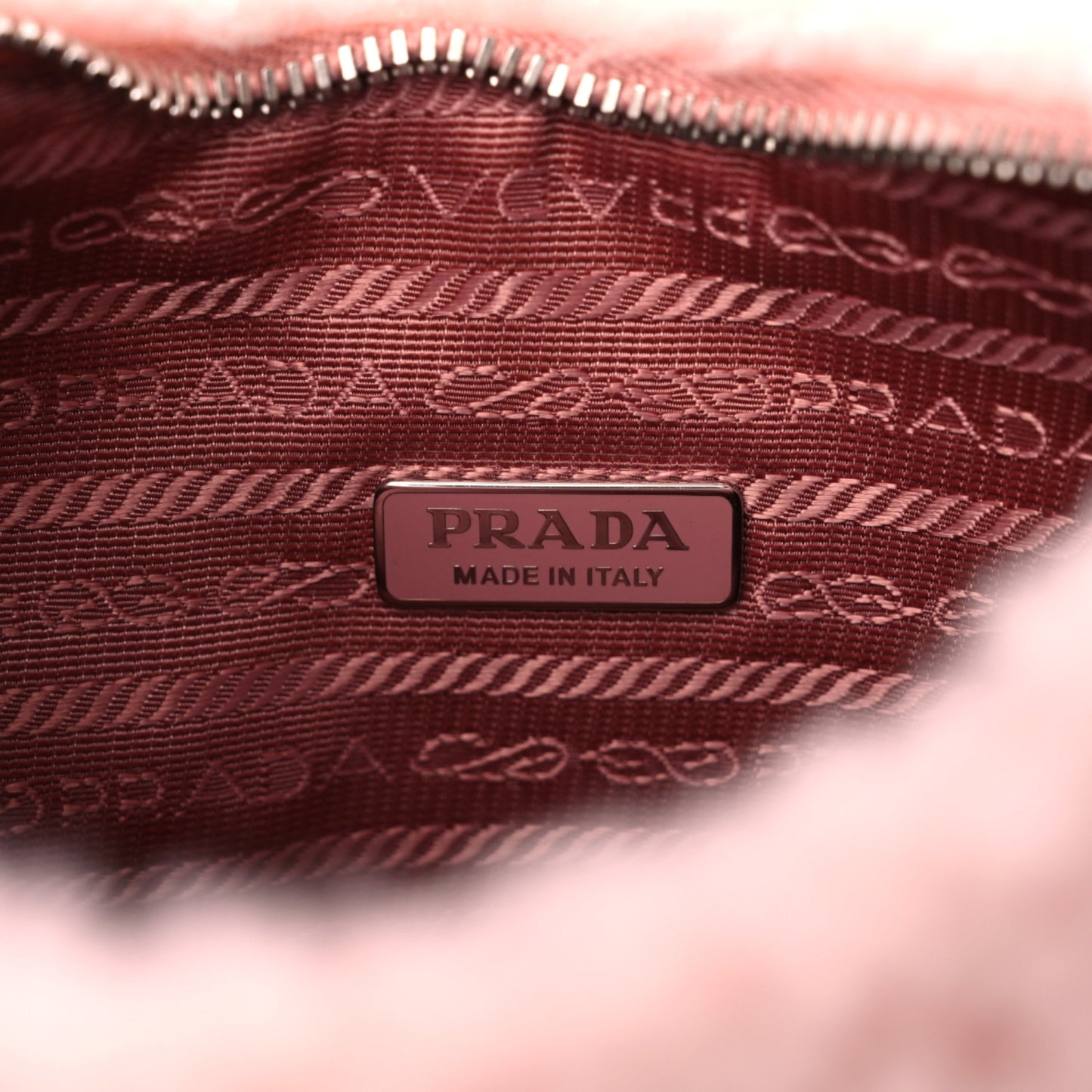 Shearling Mini Re-Edition 2000 Bag Orchidea