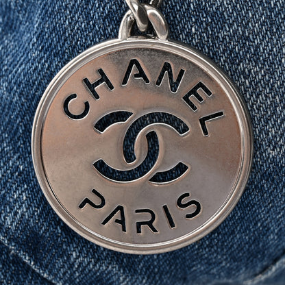 Chanel Denim Quilted Small Chanel 22 Blue 12 of 13
