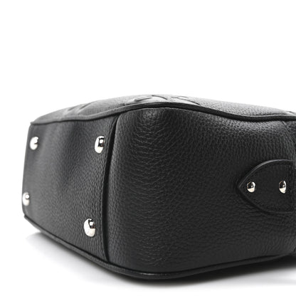 Gucci Piuma Calfskin Jumbo GG Embossed Medium Messenger Bag Black 10 of 10