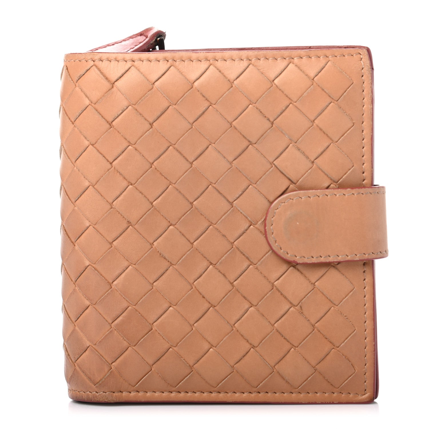 Bottega Veneta Nappa Intrecciato French Compact Wallet 1 of 11