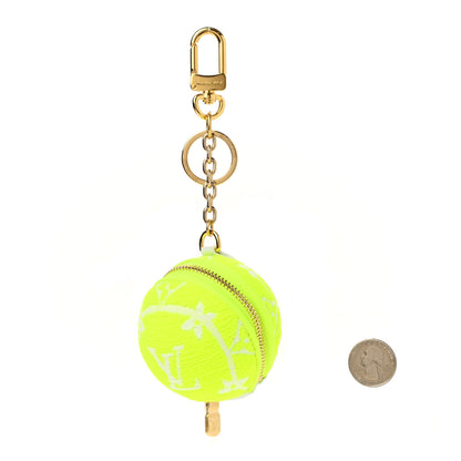 Louis Vuitton Monogram Match Tennis Ball Keyring Yellow 2 of 6