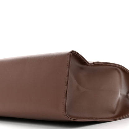 Telfar Vegan Leather Medium Shopping Bag Chocolate 10 of 10