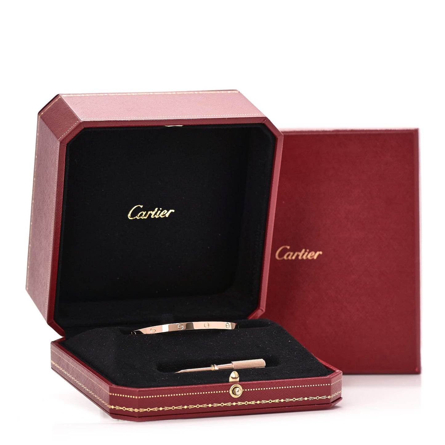18K Pink Gold Small LOVE Bracelet 16