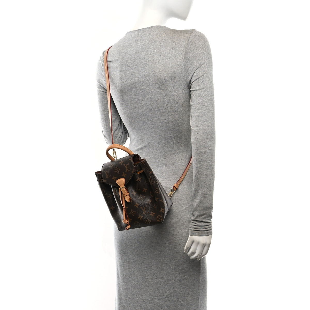Louis Vuitton Monogram Montsouris BB Backpack Natural 2 of 9