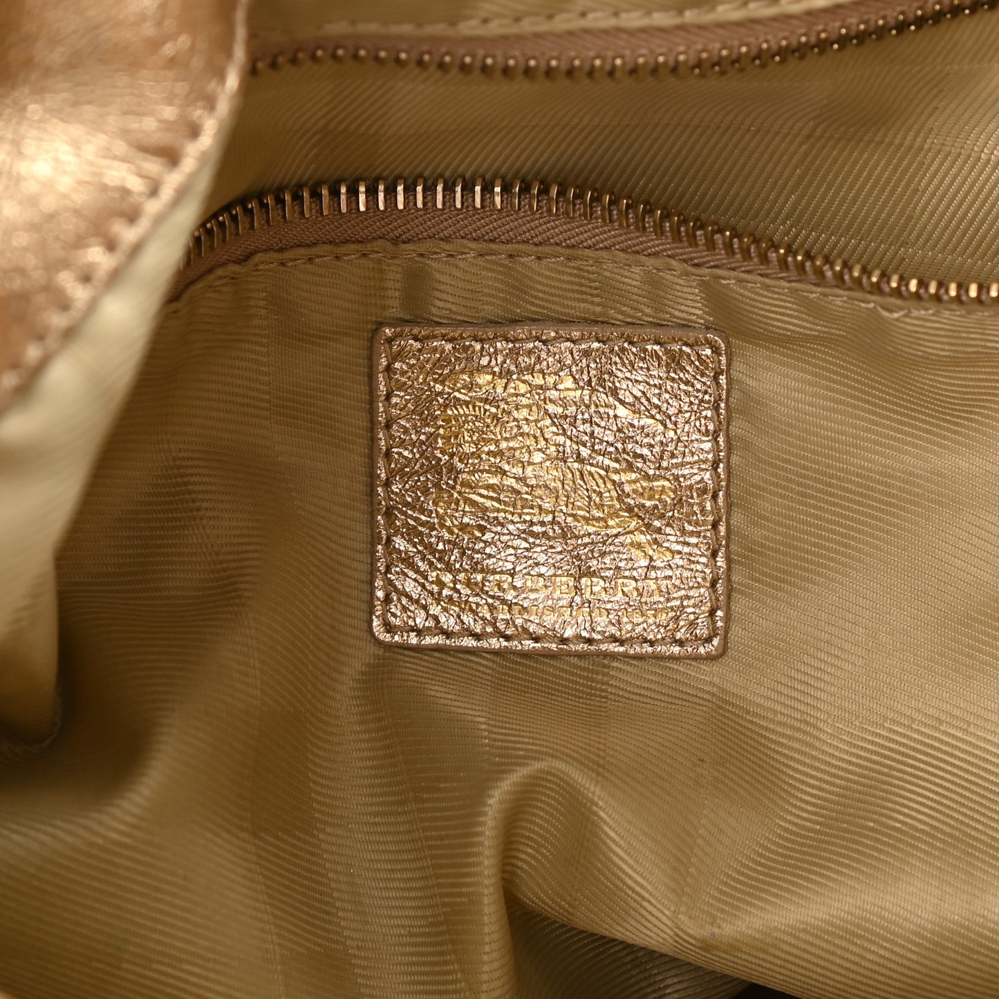 Metallic Calfskin Quilted Hoxton Hobo Gold