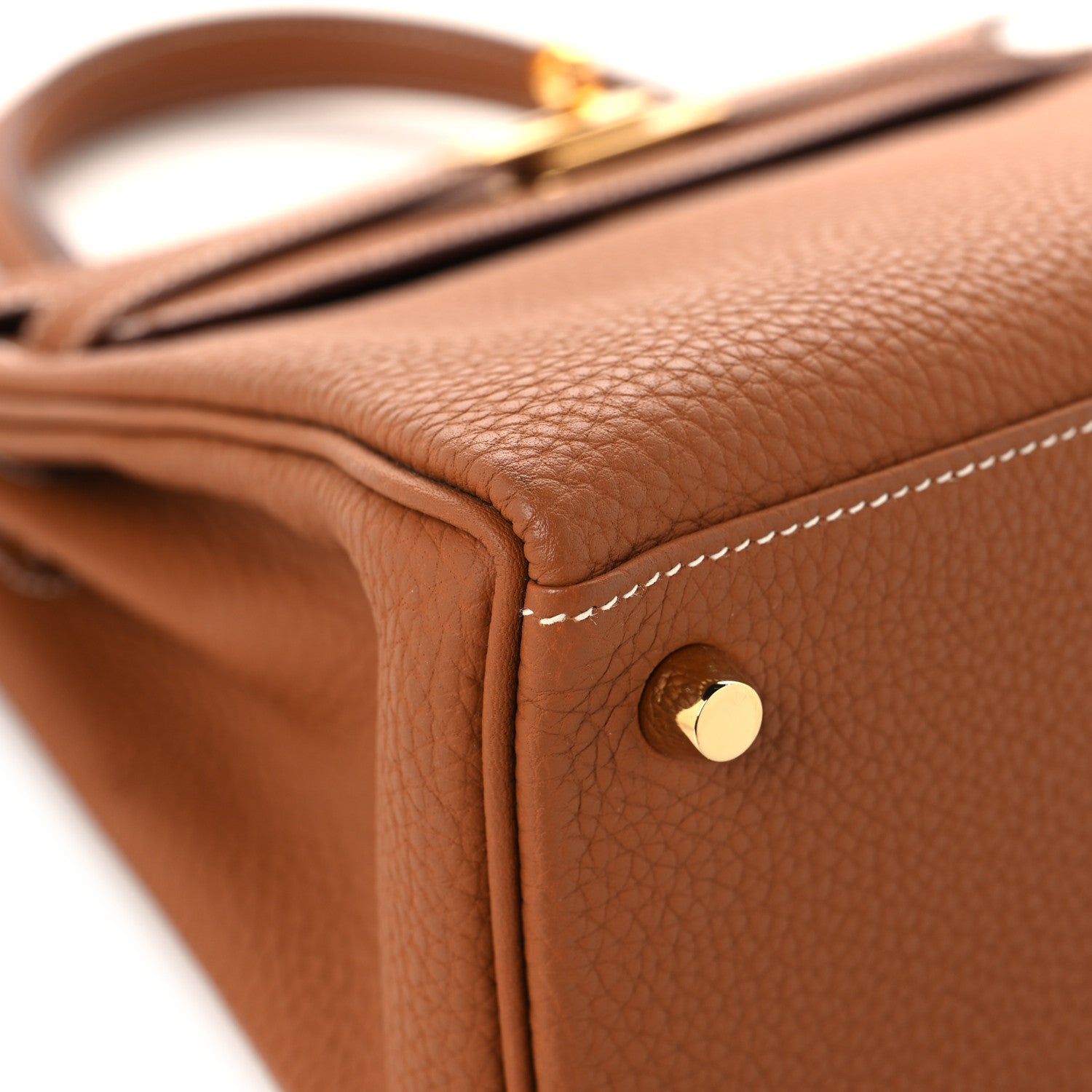 Hermes Togo Kelly Retourne 25 Gold 9 of 13