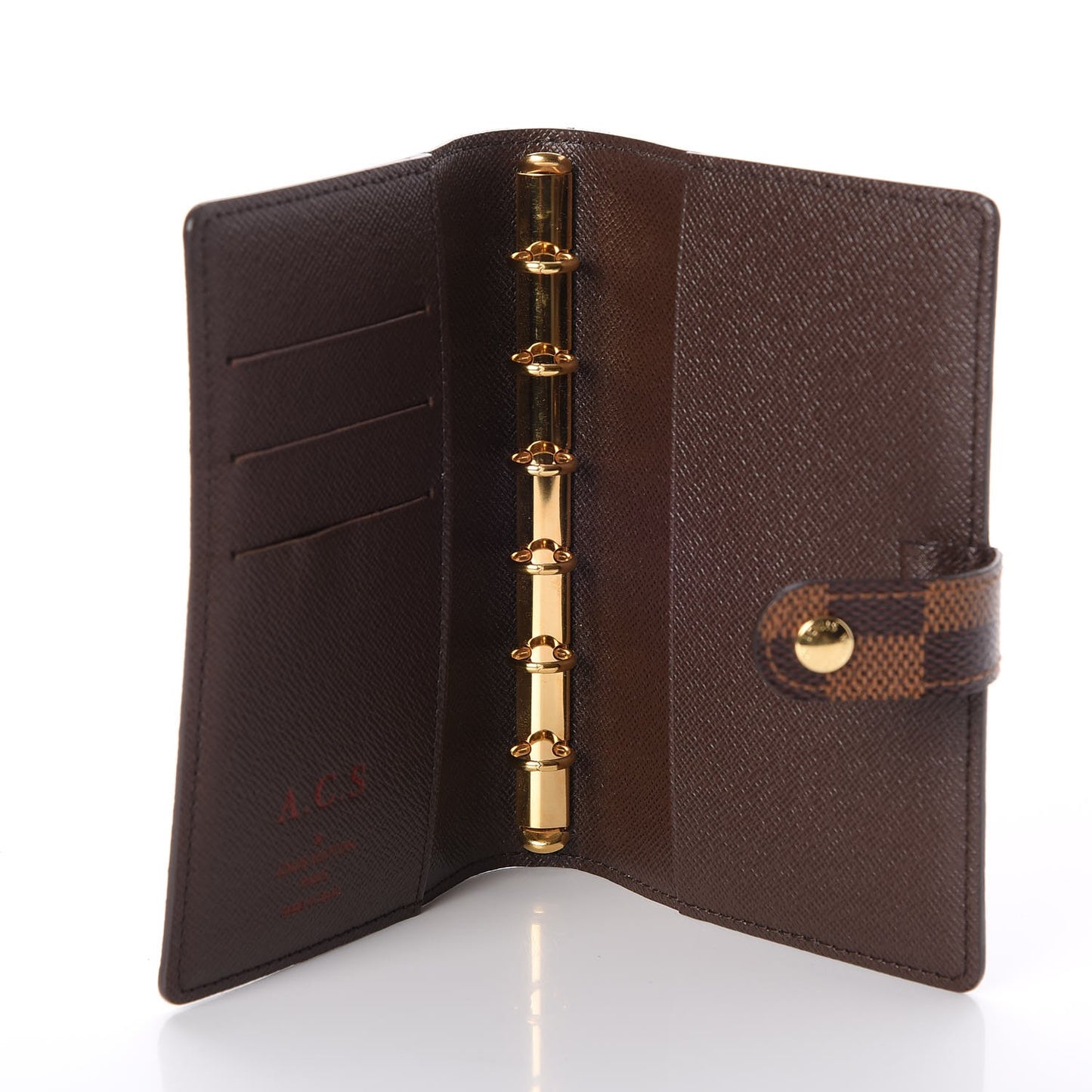 Damier Ebene Small Ring Agenda Cover