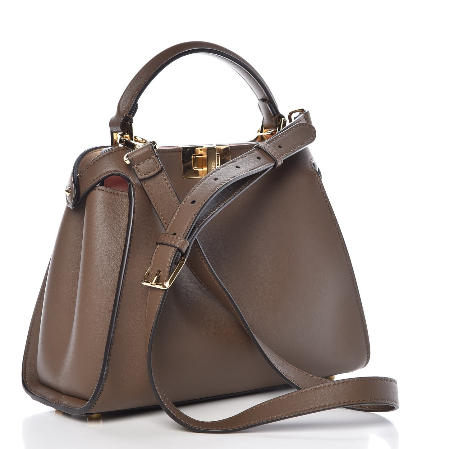 Vitello Tahiti Burro Bi-Color Medium Peekaboo Iconic Essentially Satchel Maya Camelia Confetto