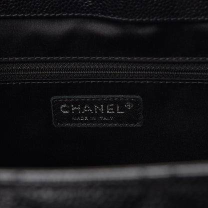 Chanel Caviar Quilted XL Grand Shopping Tote GST Black 6 of 9