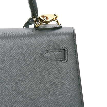 Hermes Epsom Kelly Sellier 25 Vert Amande 15 of 39