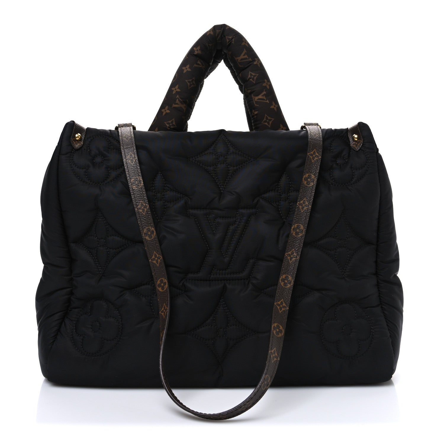 Louis Vuitton Econyl Monogram Pillow Giant Onthego MM Black 1 of 9
